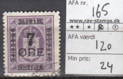 Ugeauktion 853 - AFA 160 - 166 #45036