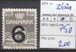 5004: AFA 262a. Stemplet. AFA 750 kr. Porto 25 kr. ved forsendelse.