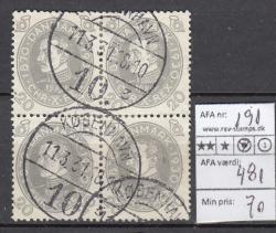 Ugeauktion 853 - AFA 190 - 191 #53004