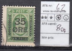 Ugeauktion 853 - AFA 60 - 62a #19026