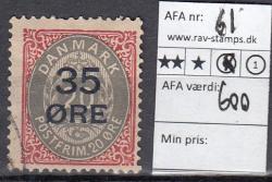 Ugeauktion 853 - AFA 60 - 62a #19020