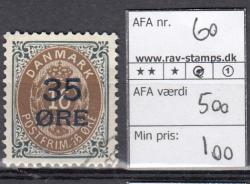 Ugeauktion 853 - AFA 60 - 62a #19012