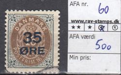 Ugeauktion 853 - AFA 60 - 62a #19014