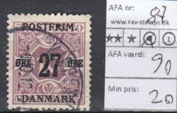 Ugeauktion 853 - AFA 81 - 89 #24030