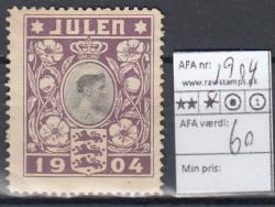 Ugeauktion 853 - DK. Julemærker. 1904 - 1906. #256012