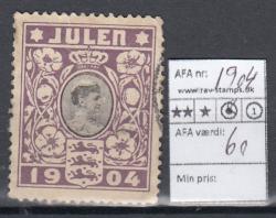 Ugeauktion 853 - DK. Julemærker. 1904 - 1906. #256004