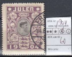 Ugeauktion 853 - DK. Julemærker. 1904 - 1906. #256010