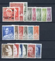 Ugeauktion 853 - Grønland. Årssæt. 1938 - 1980 #231026