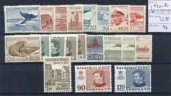 Ugeauktion 853 - Grønland. Årssæt. 1938 - 1980 #231038