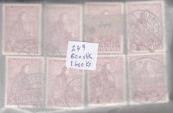 Ugeauktion 853 - Bundter AFA 245 - 251 #312037