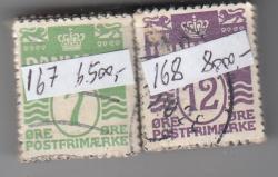 Ugeauktion 864 - AFA 167 - 168 #72042